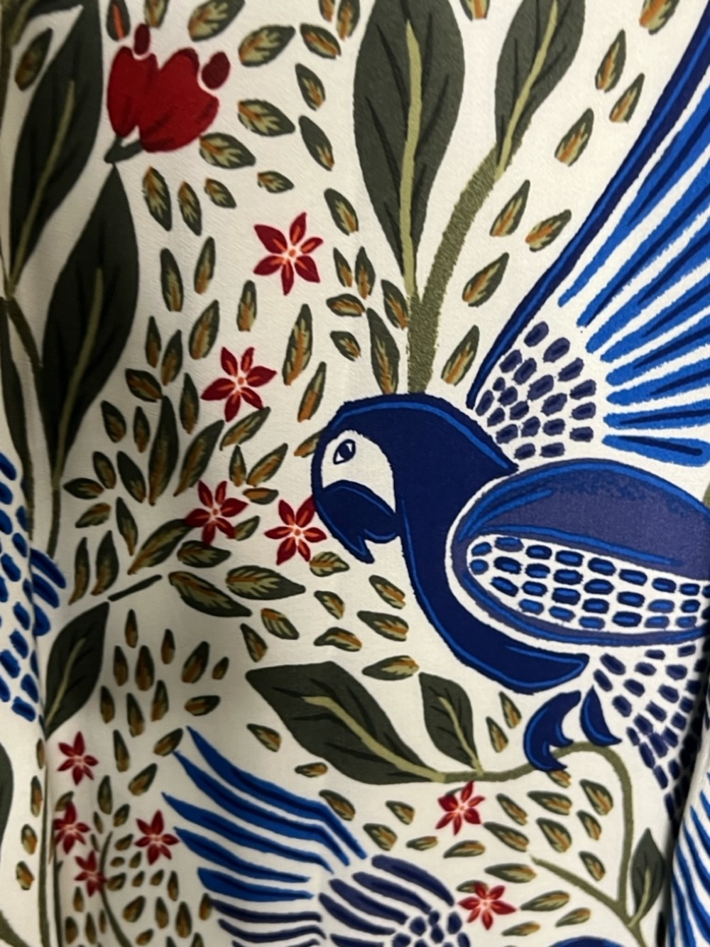 FARM RIo Macaw Flight" Maxi Dress by the Brazilian  size Large - Picture 9 of 12